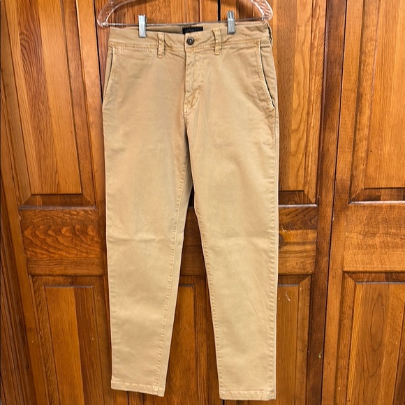 American Eagle Slim Straight Extreme Flex Khaki Chino Pants 29/32 Preowned - Picture 2 of 9